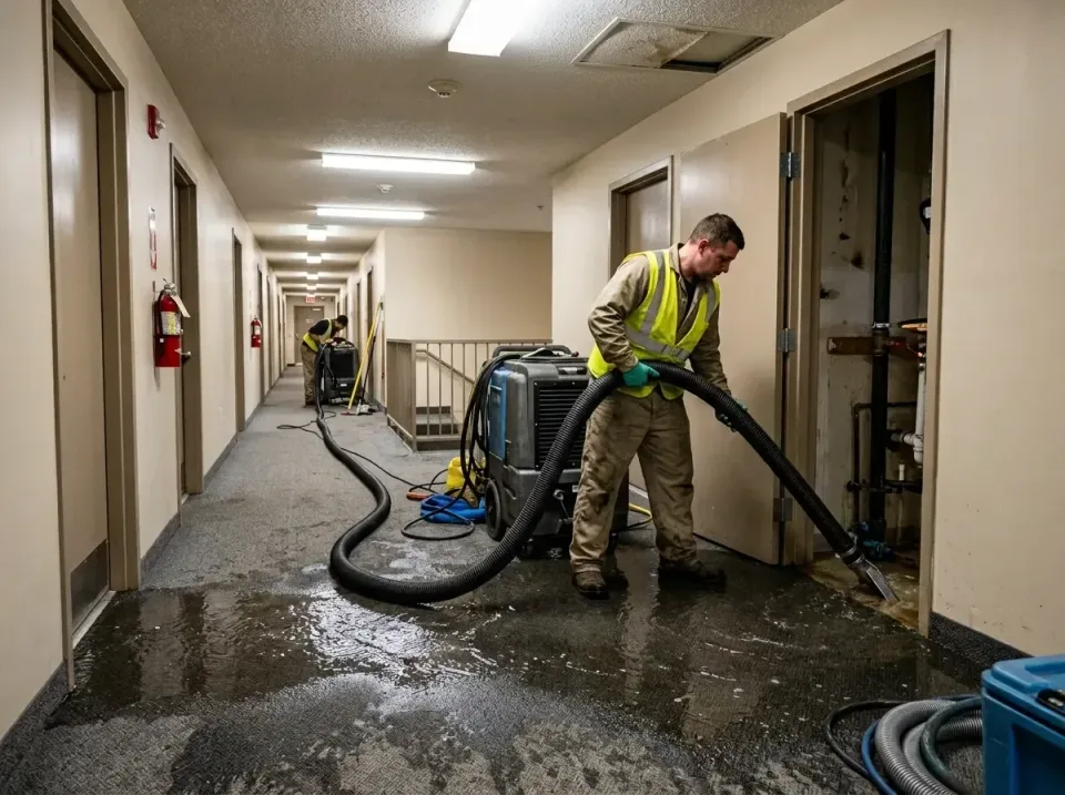 multi-unit-apartment-hallway-f-005 — frequently asked questions, Emergency Burst Pipe Water Extraction & Removal in Effingha…